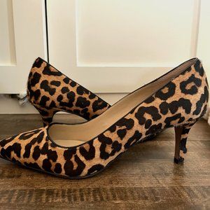 Franco Sarto Cheetah-print pumps size 8.5 Women's